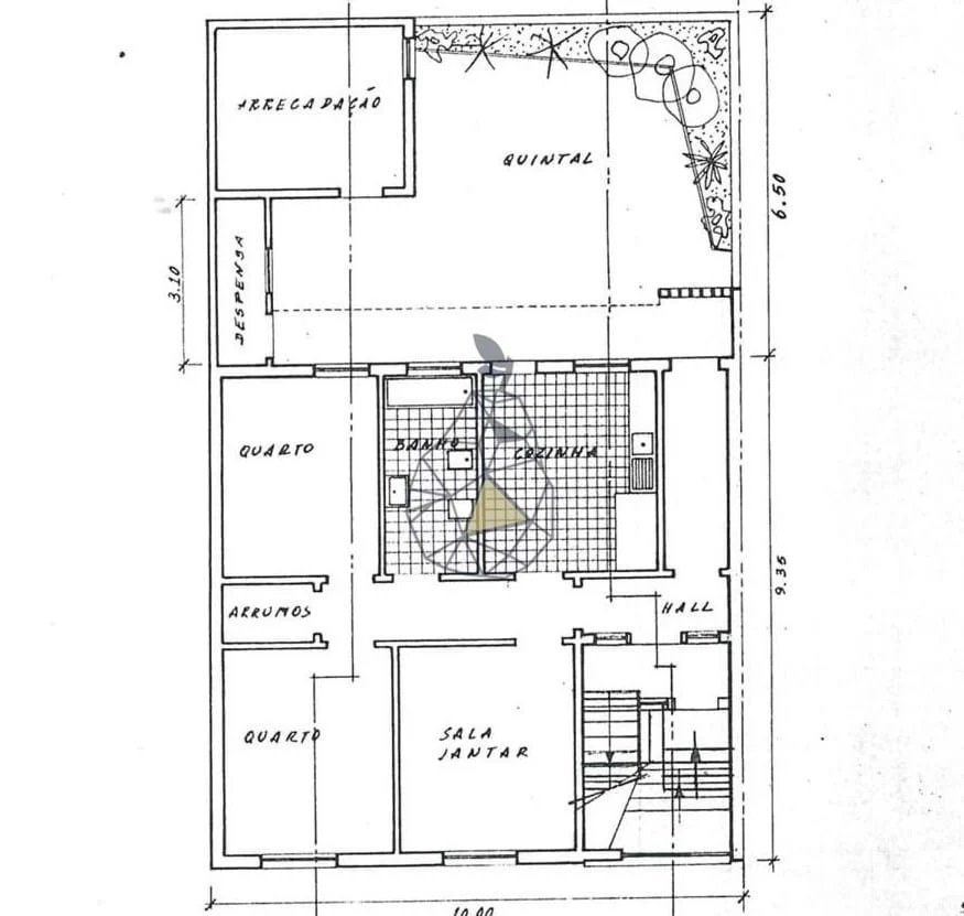 Ground floor plan before