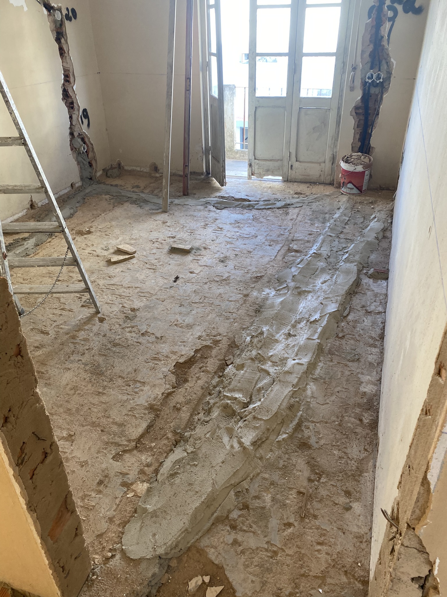 Master bedroom during