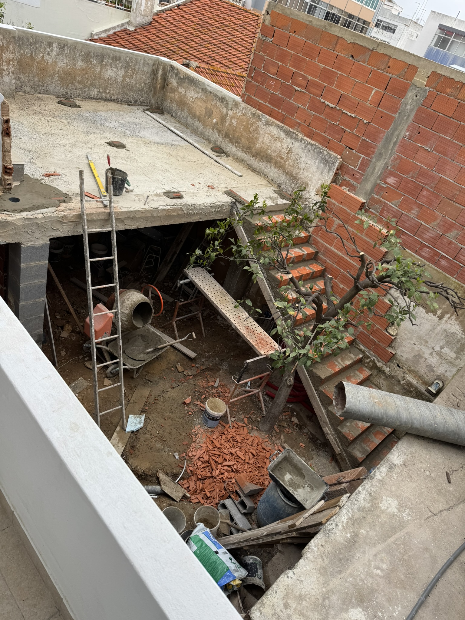 All new stairs added