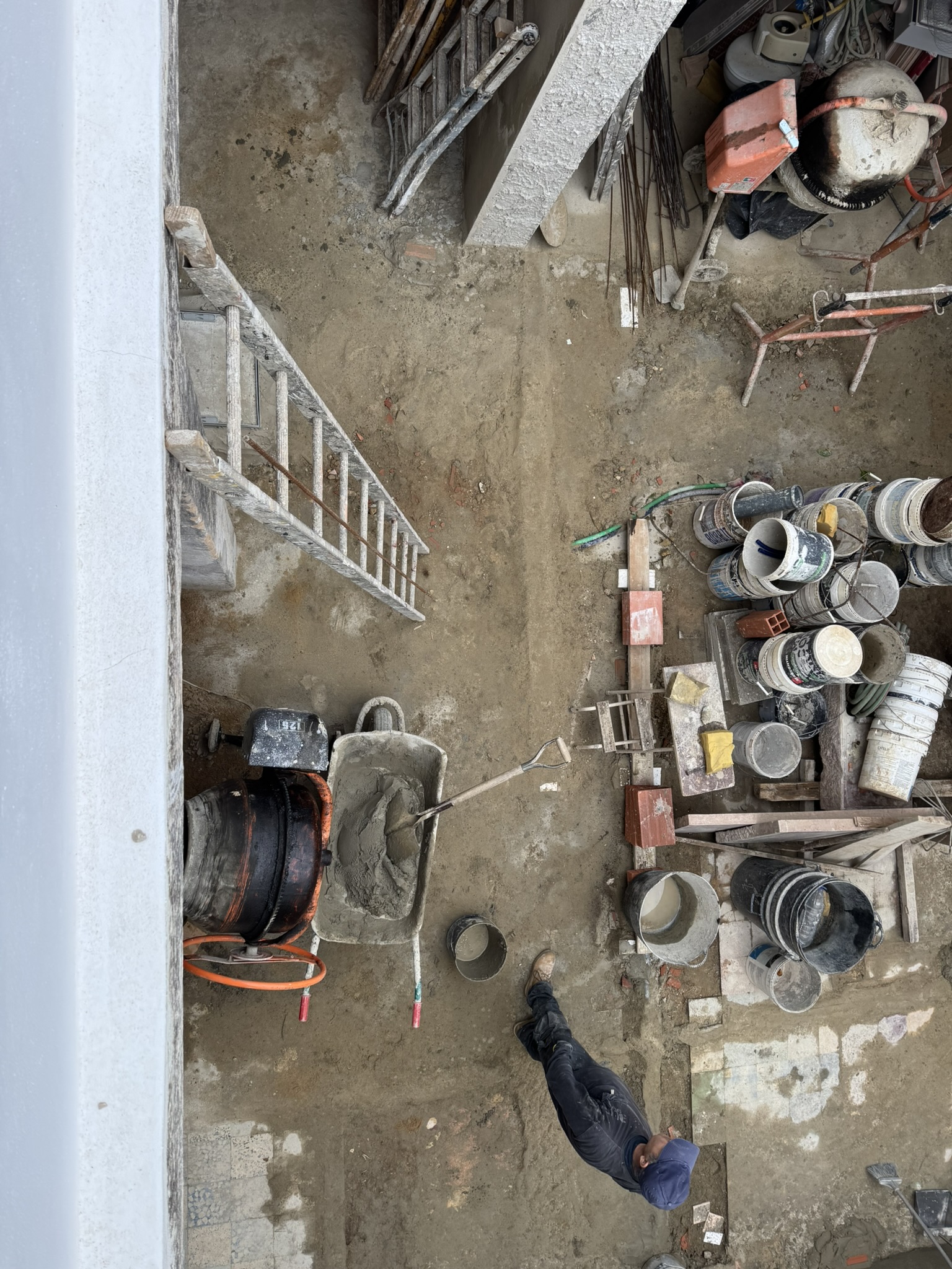 TopDown view of courtyard