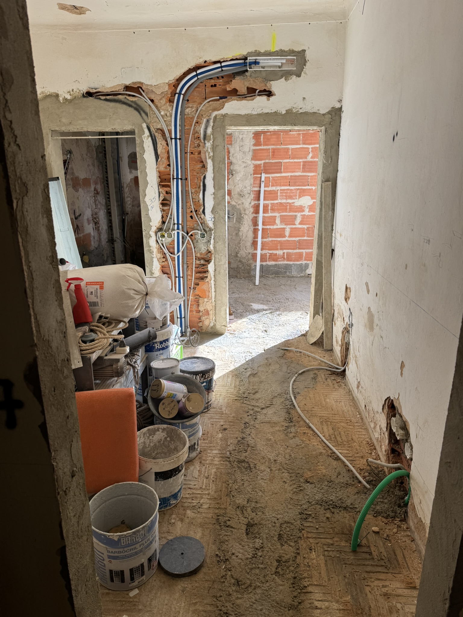 Master bedroom and master bathroom