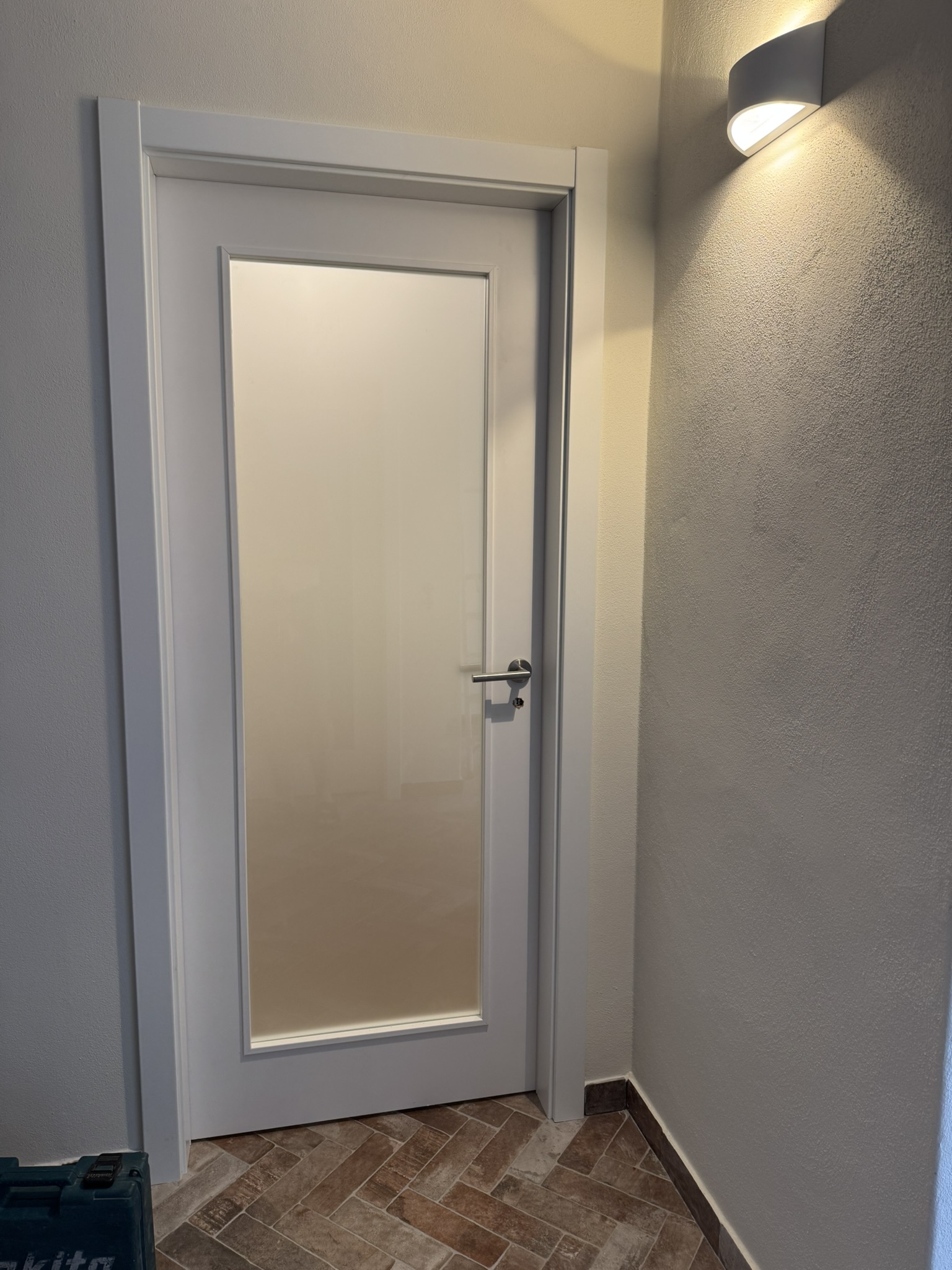 New door to the living area